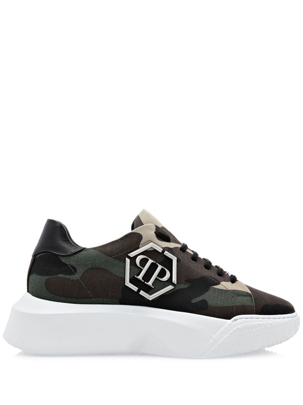 Philipp Plein Godzilla leather sneakers - Green von Philipp Plein