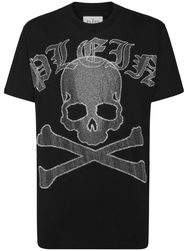 Philipp Plein Gothic Plein cotton T-shirt - Black von Philipp Plein