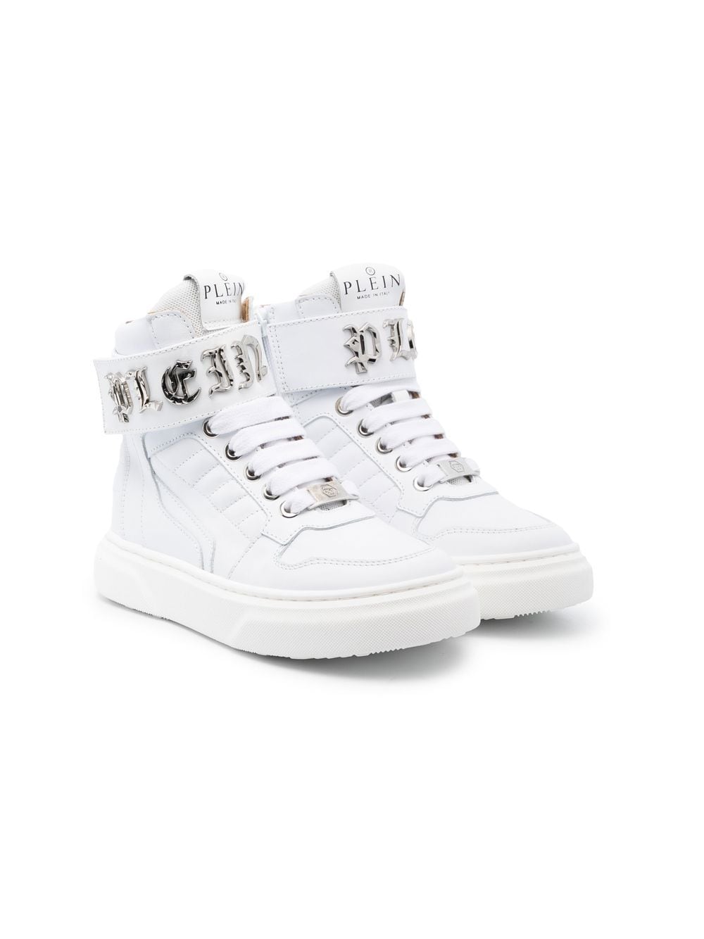 Philipp Plein Gothic Plein hi-top sneakers - White von Philipp Plein