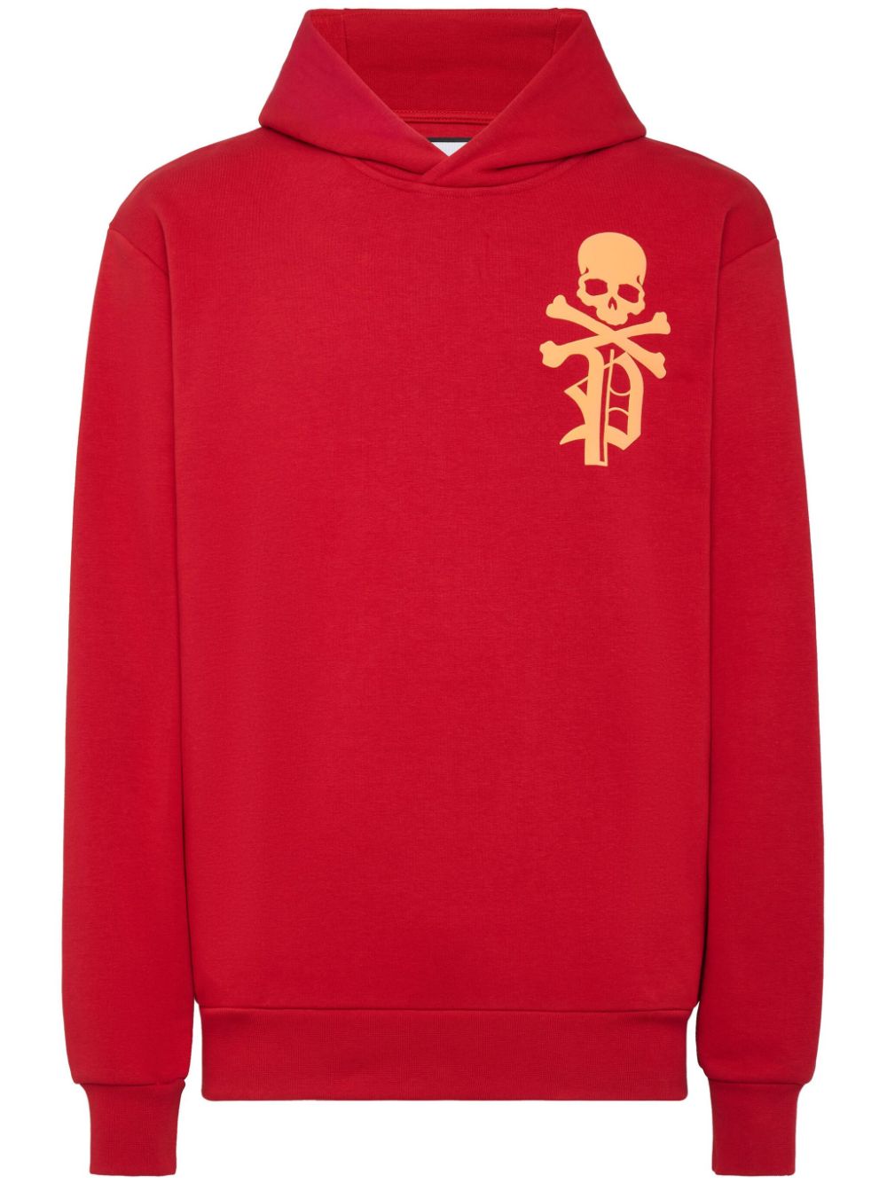 Philipp Plein Gothic Plein logo-print hoodie - Red von Philipp Plein