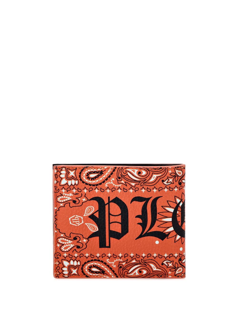 Philipp Plein Gothic Plein paisley-print wallet - Orange von Philipp Plein