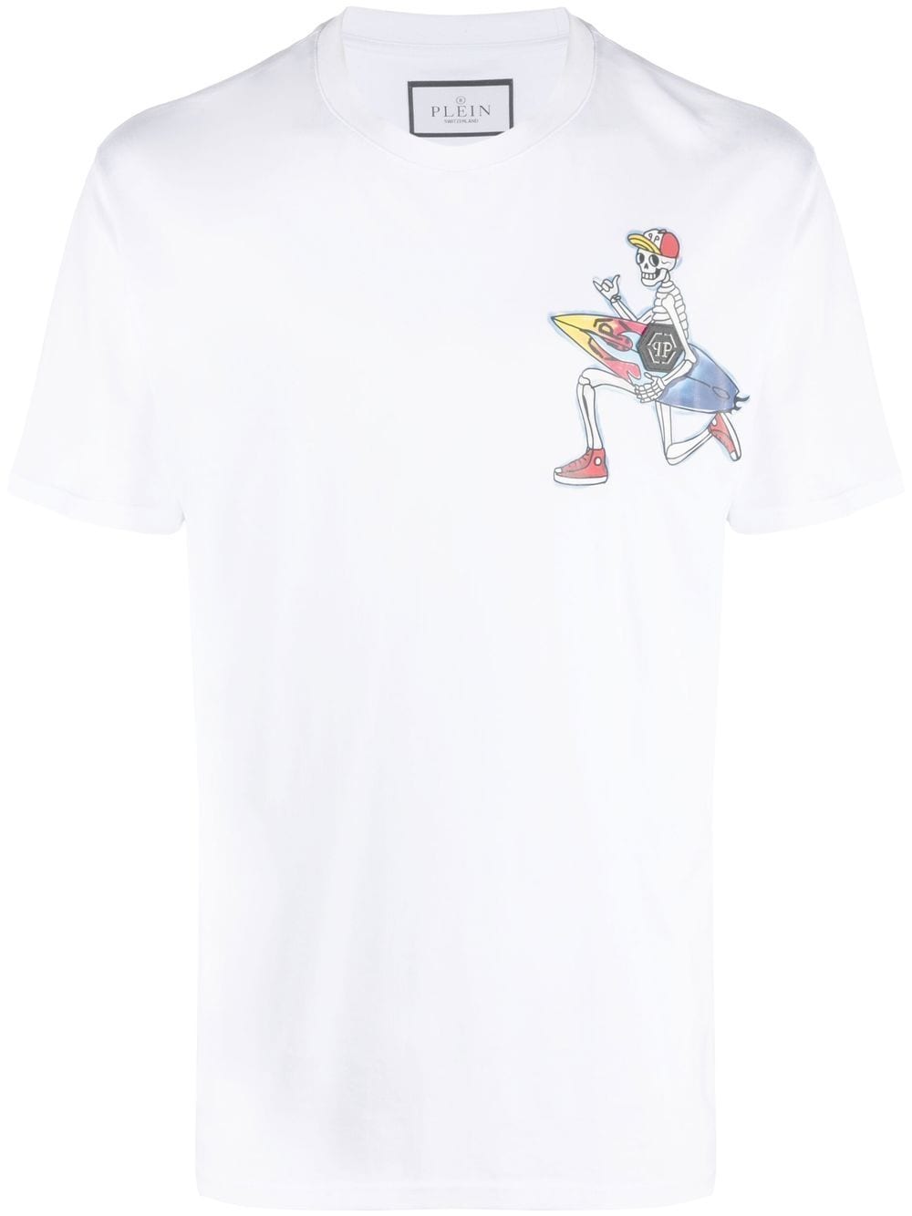 Philipp Plein Hawaii graphic-print cotton T-shirt - White von Philipp Plein