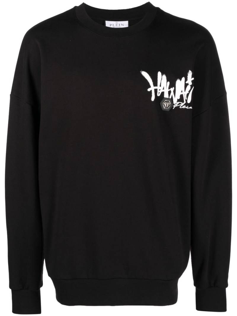 Philipp Plein Hawaii long-sleeve sweatshirt - Black von Philipp Plein