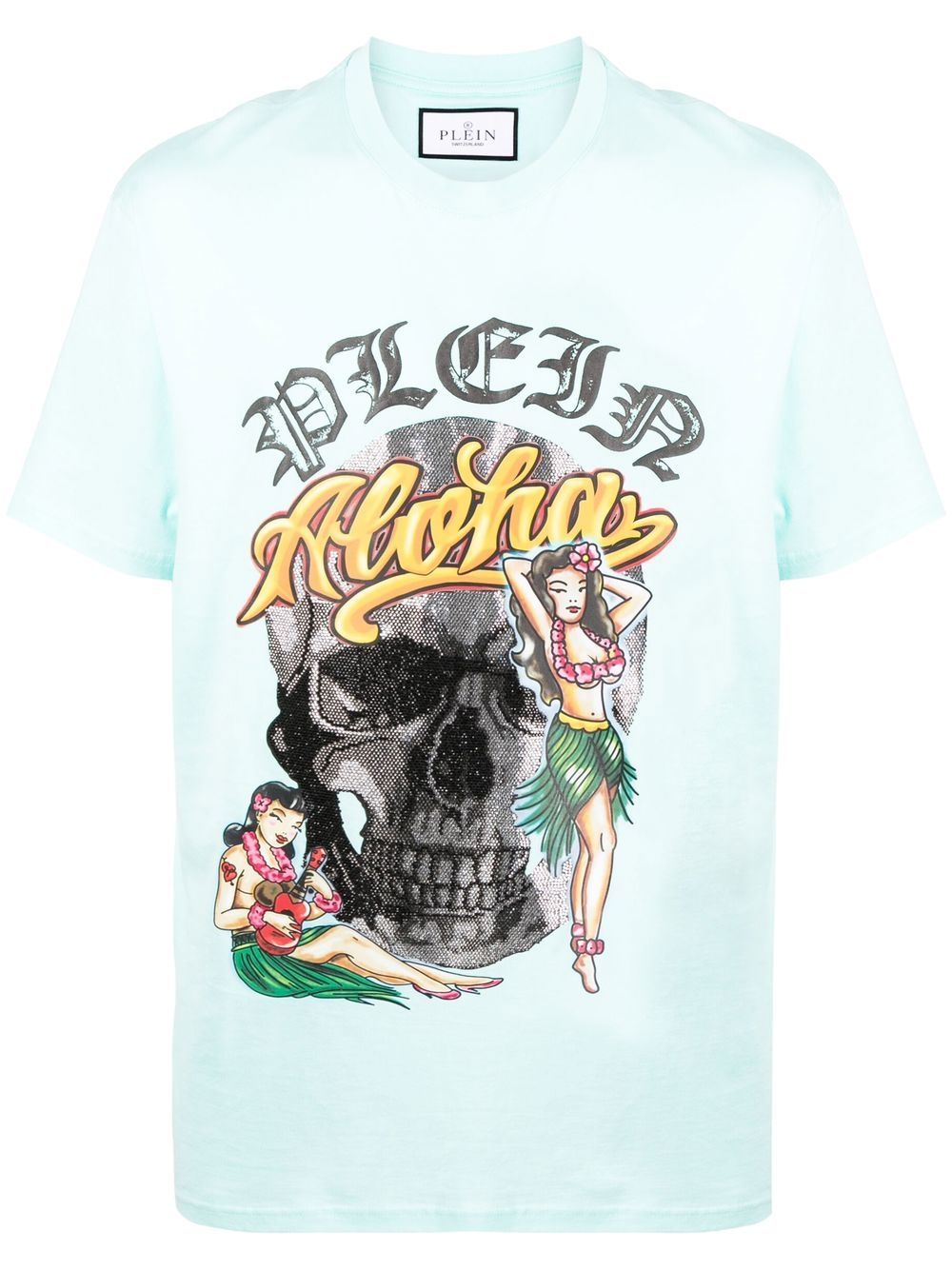 Philipp Plein Hawaii short-sleeve T-shirt - Blue von Philipp Plein