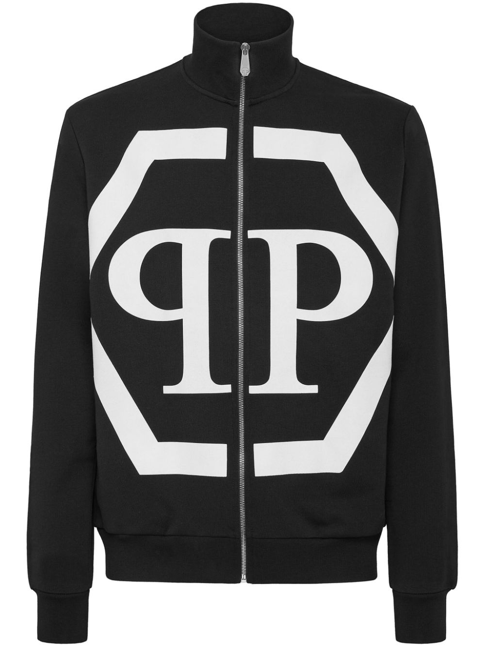 Philipp Plein Hexagon logo-print sweatshirt - Black von Philipp Plein