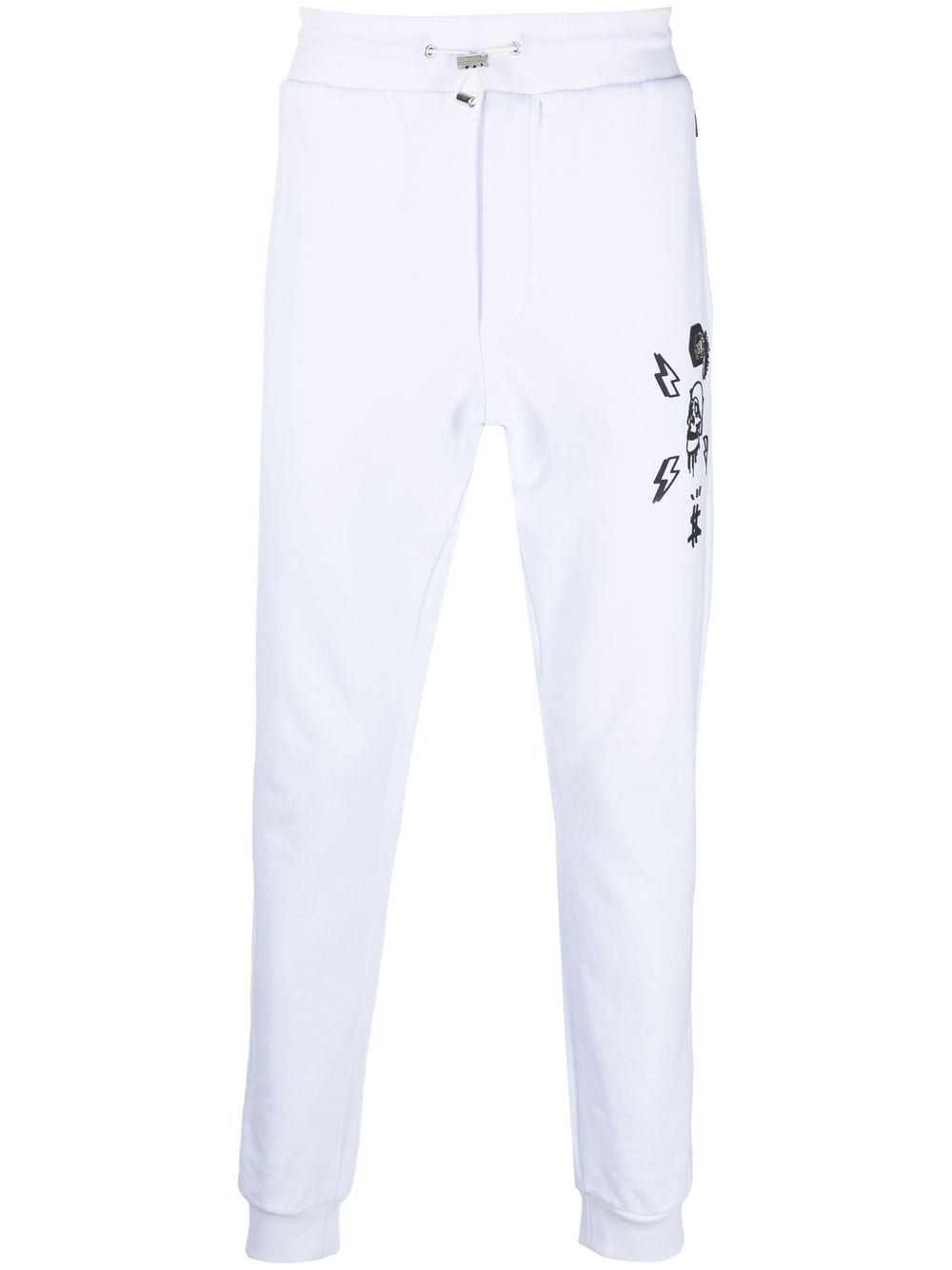 Philipp Plein Hexagon tapered track pants - White von Philipp Plein