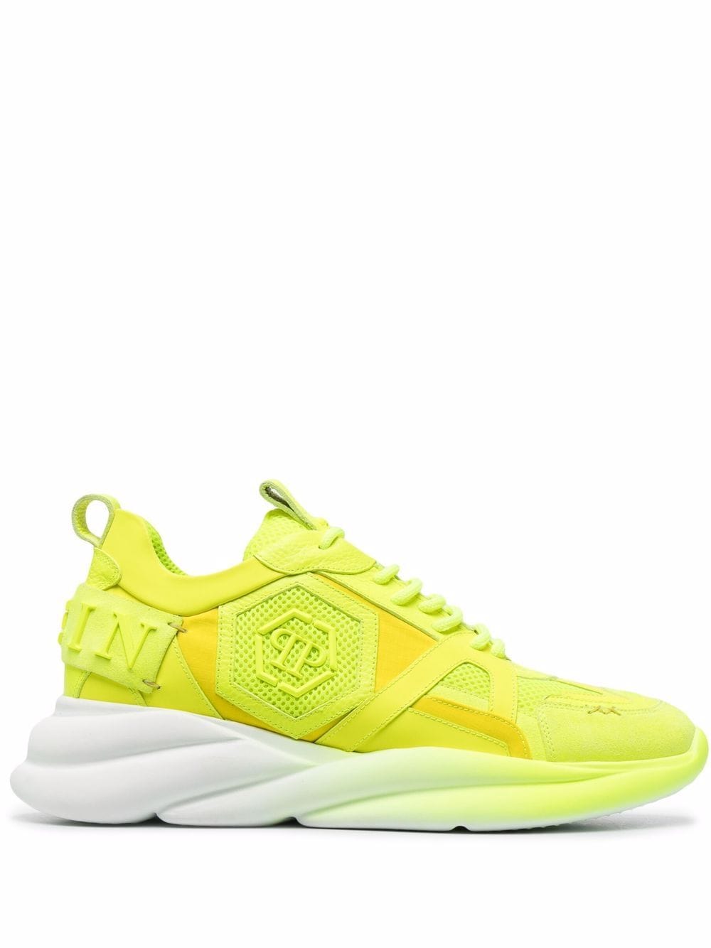 Philipp Plein Hurricane yellow chunky sneakers von Philipp Plein