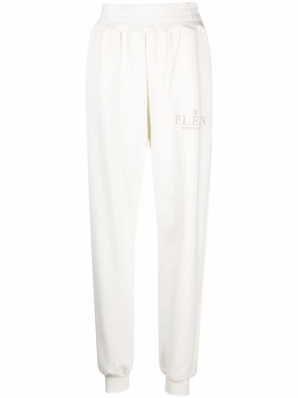 Philipp Plein Iconic Plein high-waisted trackpants - Neutrals von Philipp Plein