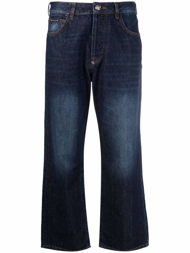 Philipp Plein Iconic Plein wide-leg jeans - Blue von Philipp Plein