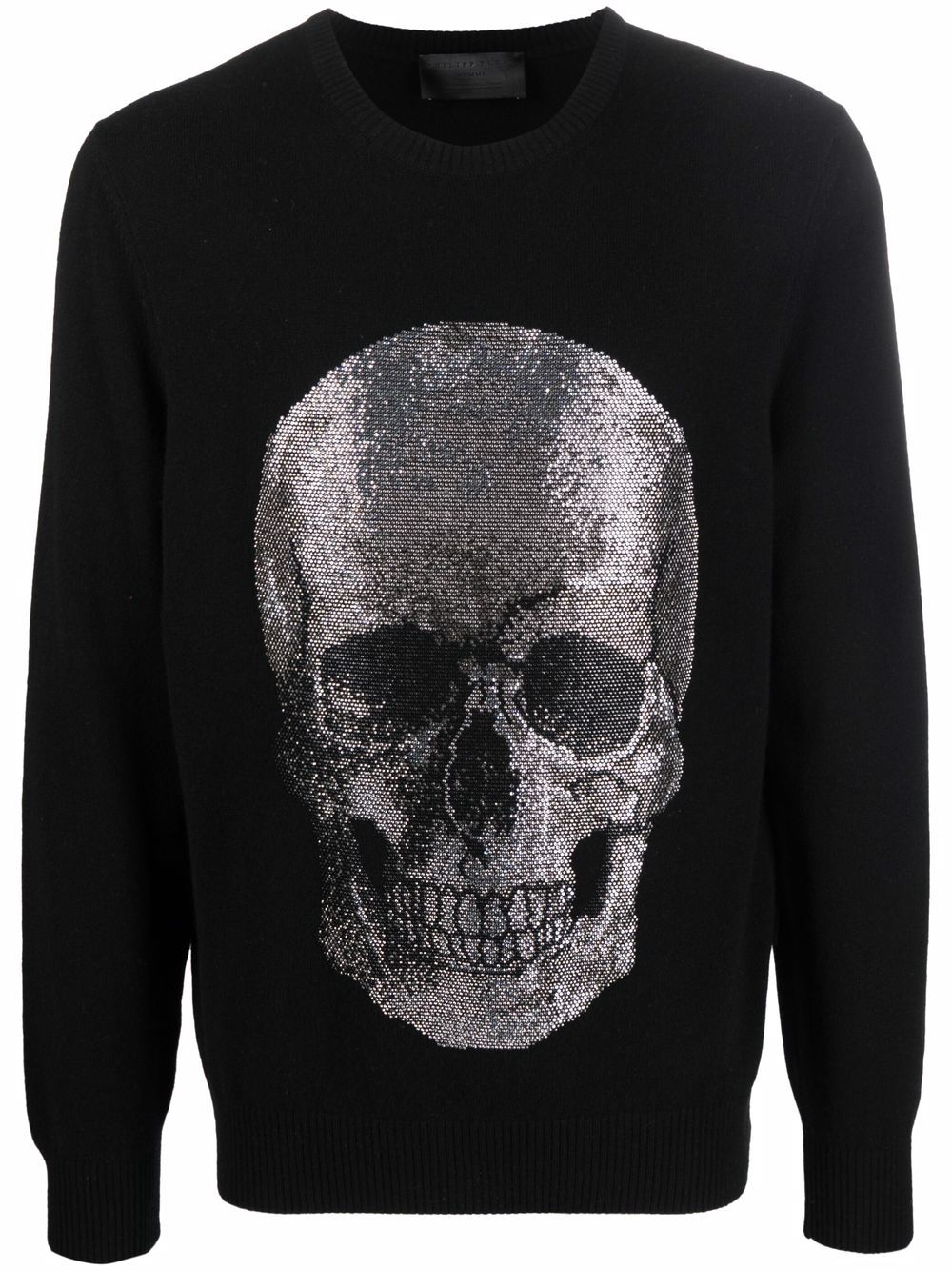 Philipp Plein Iconic Skull cashmere sweater - Black von Philipp Plein