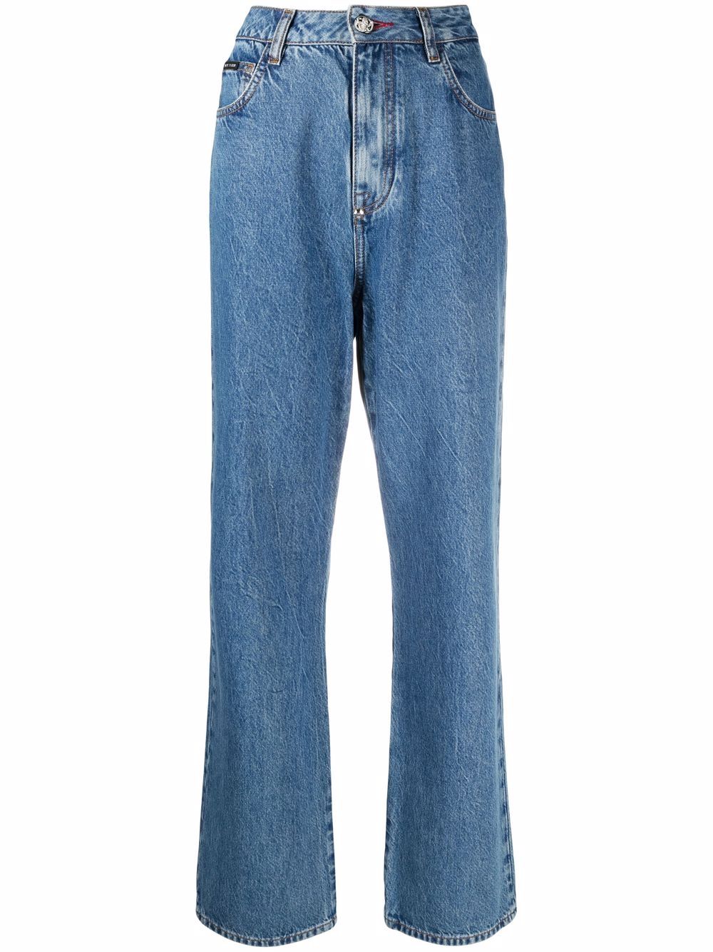 Philipp Plein Iconic loose fit jeans - Blue von Philipp Plein