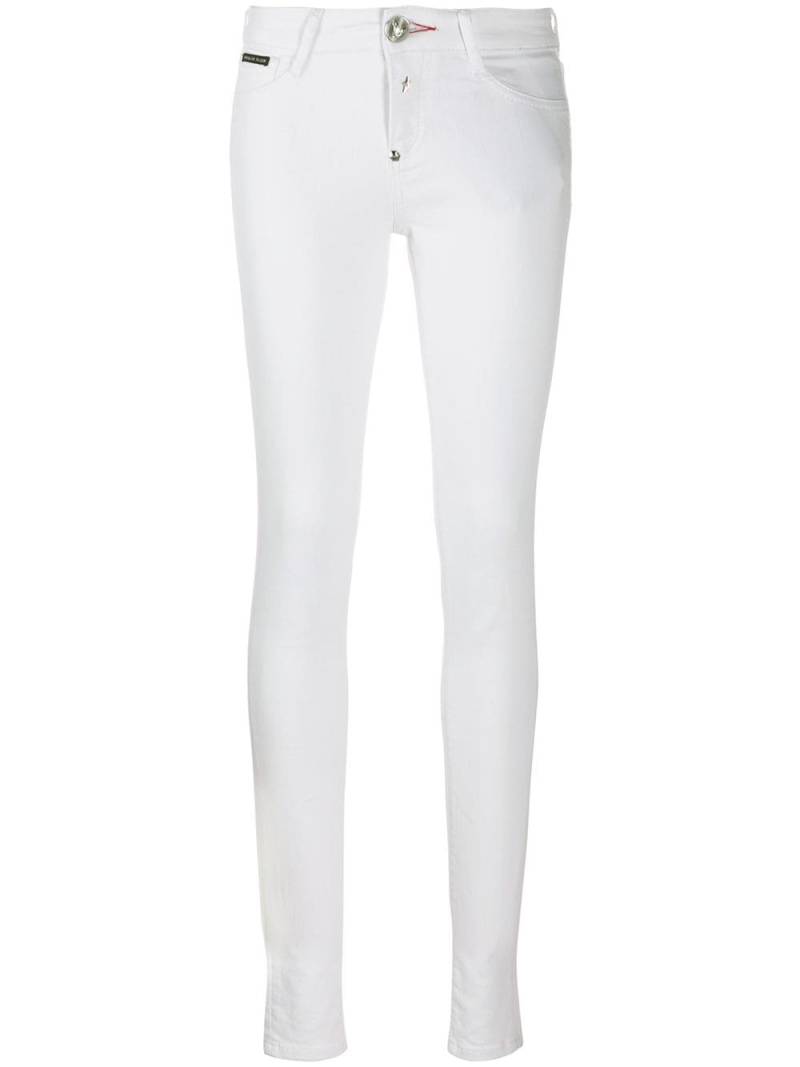 Philipp Plein Jegging Statement skinny jeans - White von Philipp Plein