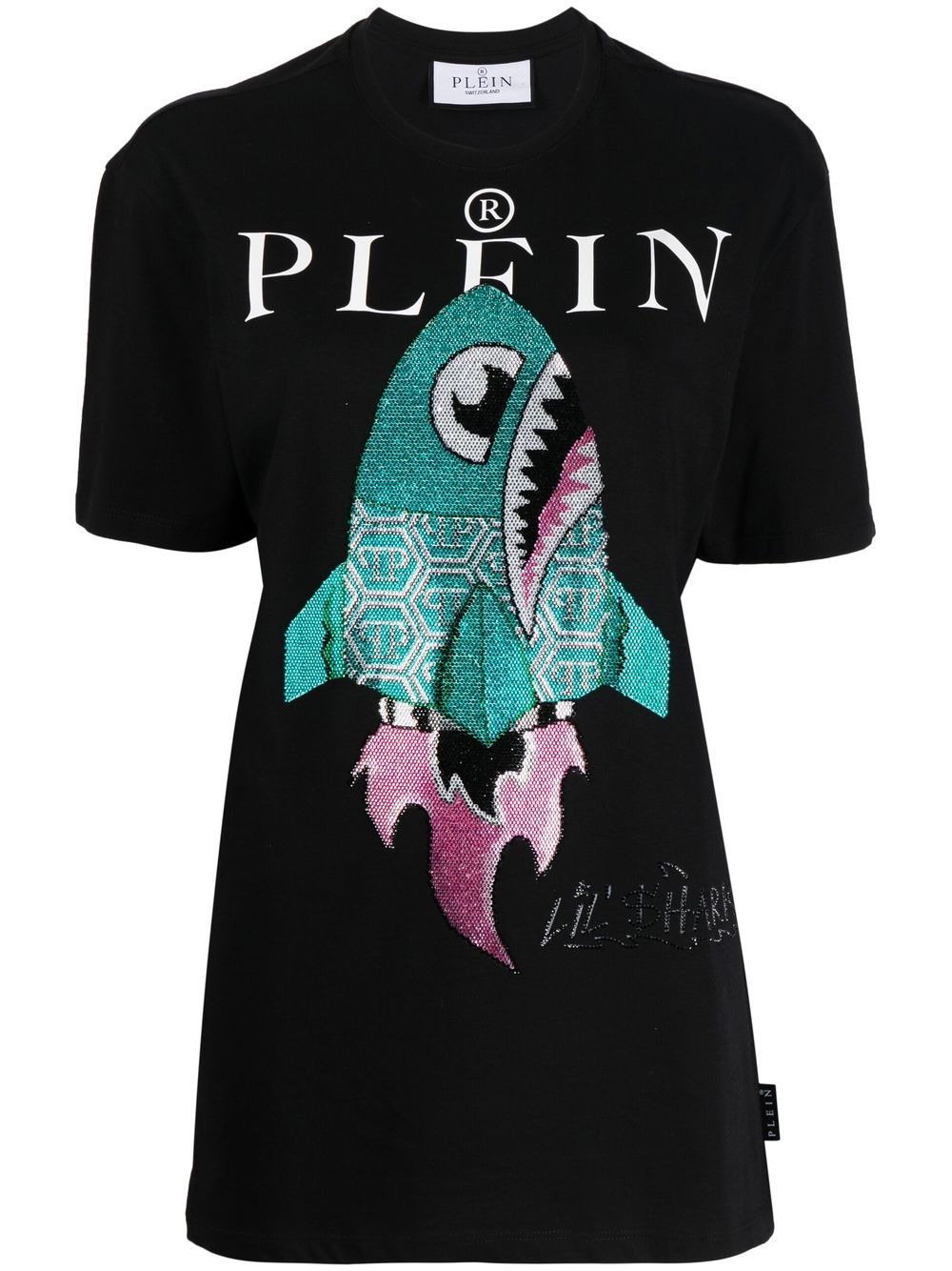 Philipp Plein Lil Shark short-sleeve T-shirt - Black von Philipp Plein