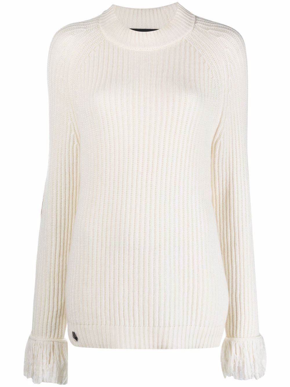 Philipp Plein Love Plein ribbed-knit jumper - Neutrals von Philipp Plein