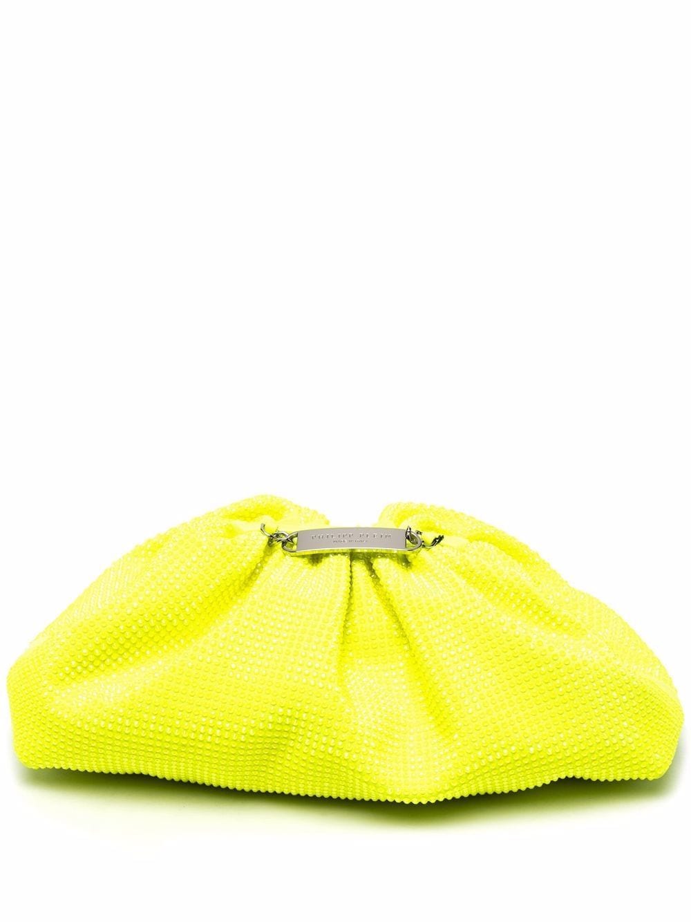 Philipp Plein Mini Pillow embellished clutch bag - Yellow von Philipp Plein