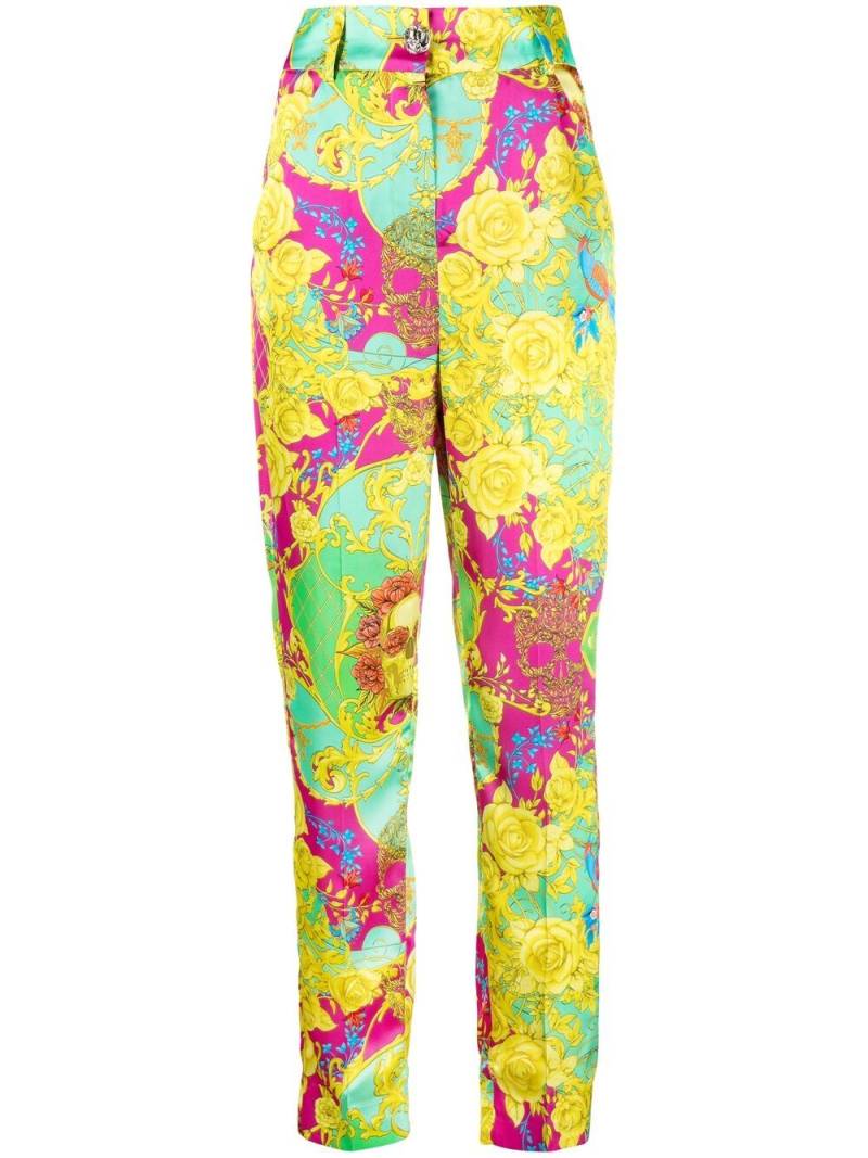 Philipp Plein New Baroque print trousers - Yellow von Philipp Plein