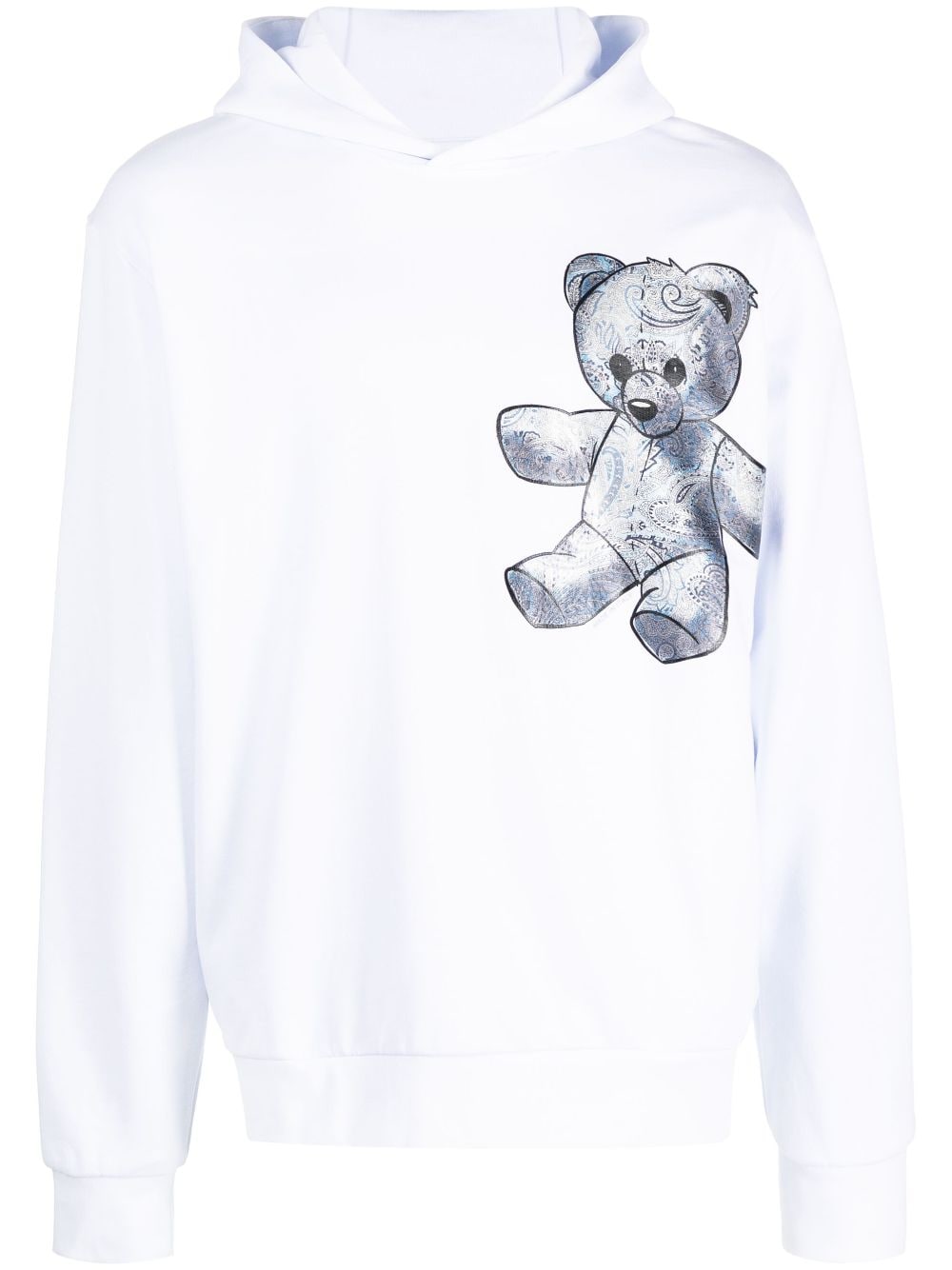 Philipp Plein Paisley Teddy Bear hoodie - White von Philipp Plein