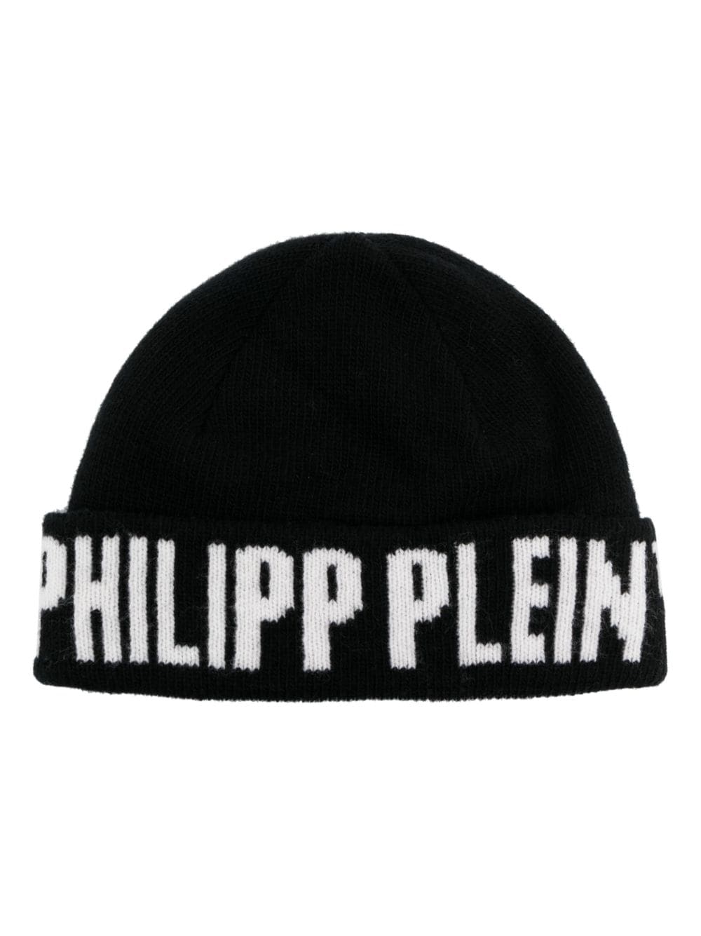 Philipp Plein Philipp Plein jacquard beanie - Black von Philipp Plein