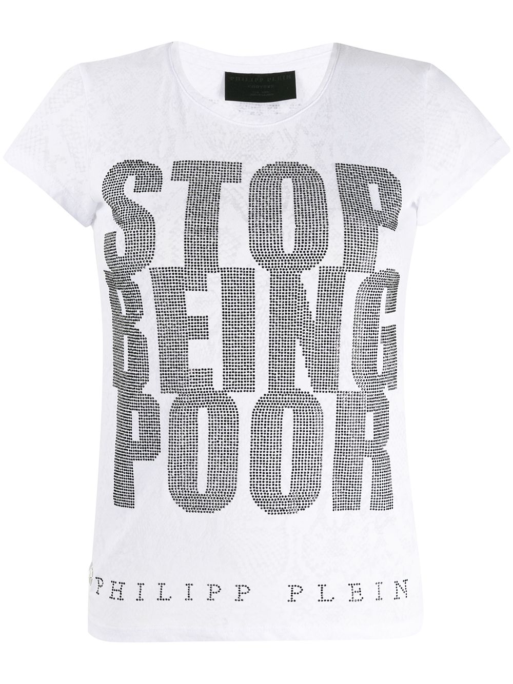 Philipp Plein SS Crystal T-shirt - White von Philipp Plein