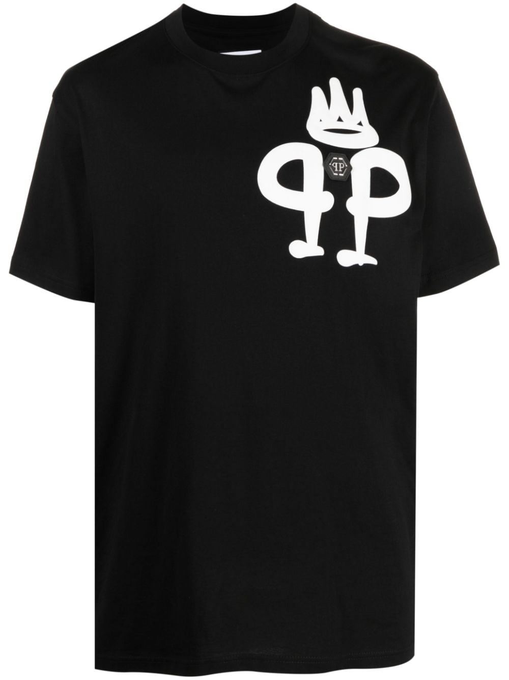 Philipp Plein SS Iconic Plein round-neck T-shirt - Black von Philipp Plein