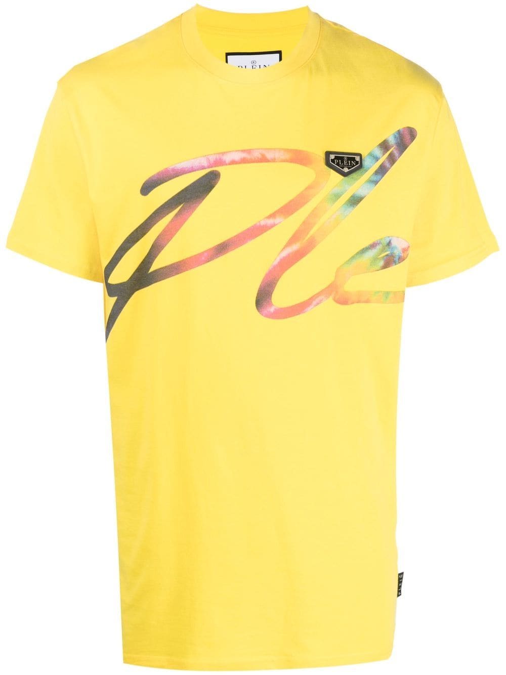 Philipp Plein SS Signature cotton T-shirt - Yellow von Philipp Plein