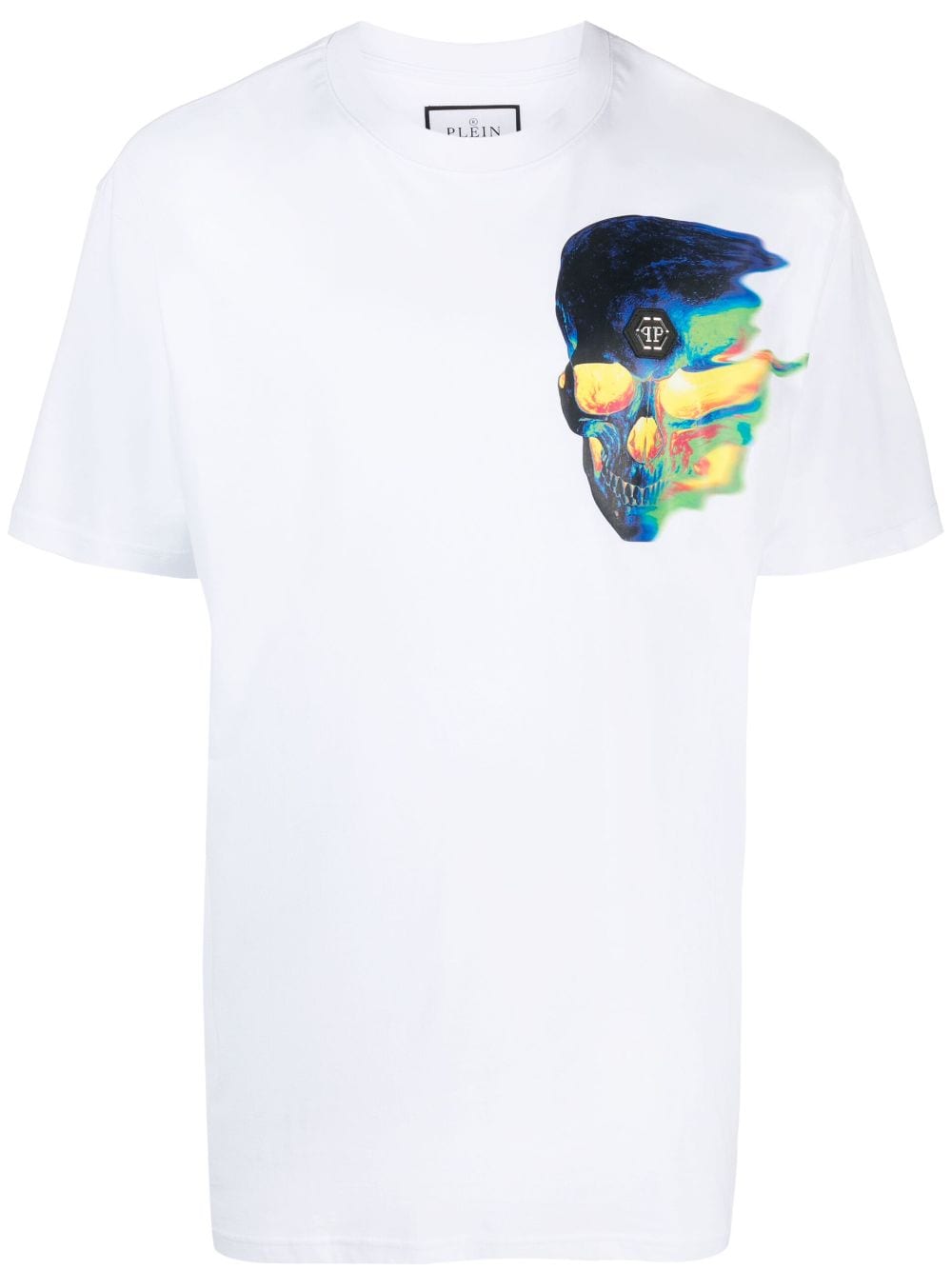 Philipp Plein SS Skull round-neck T-shirt - White von Philipp Plein