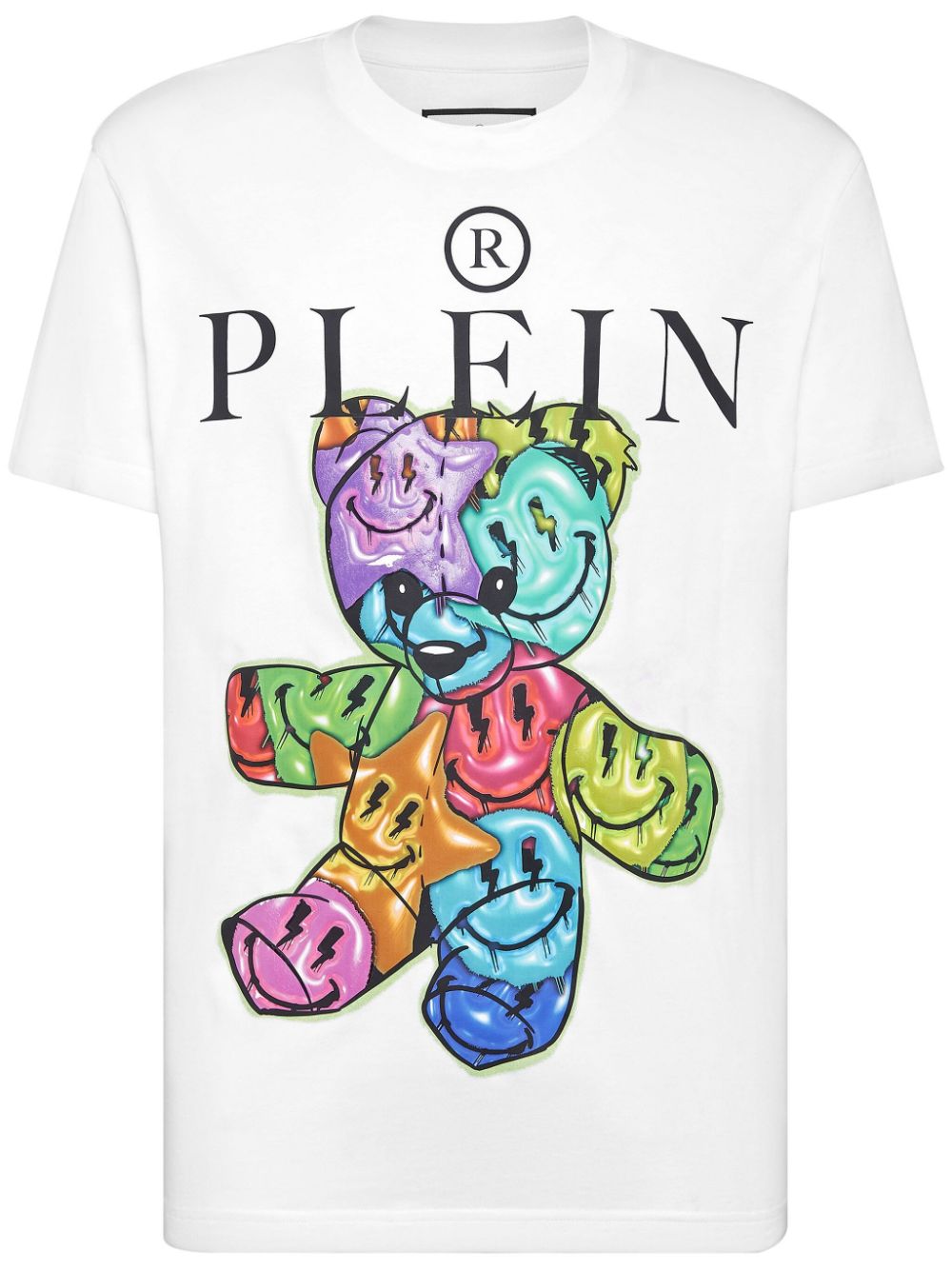 Philipp Plein SS Smile cotton T-shirt - White von Philipp Plein