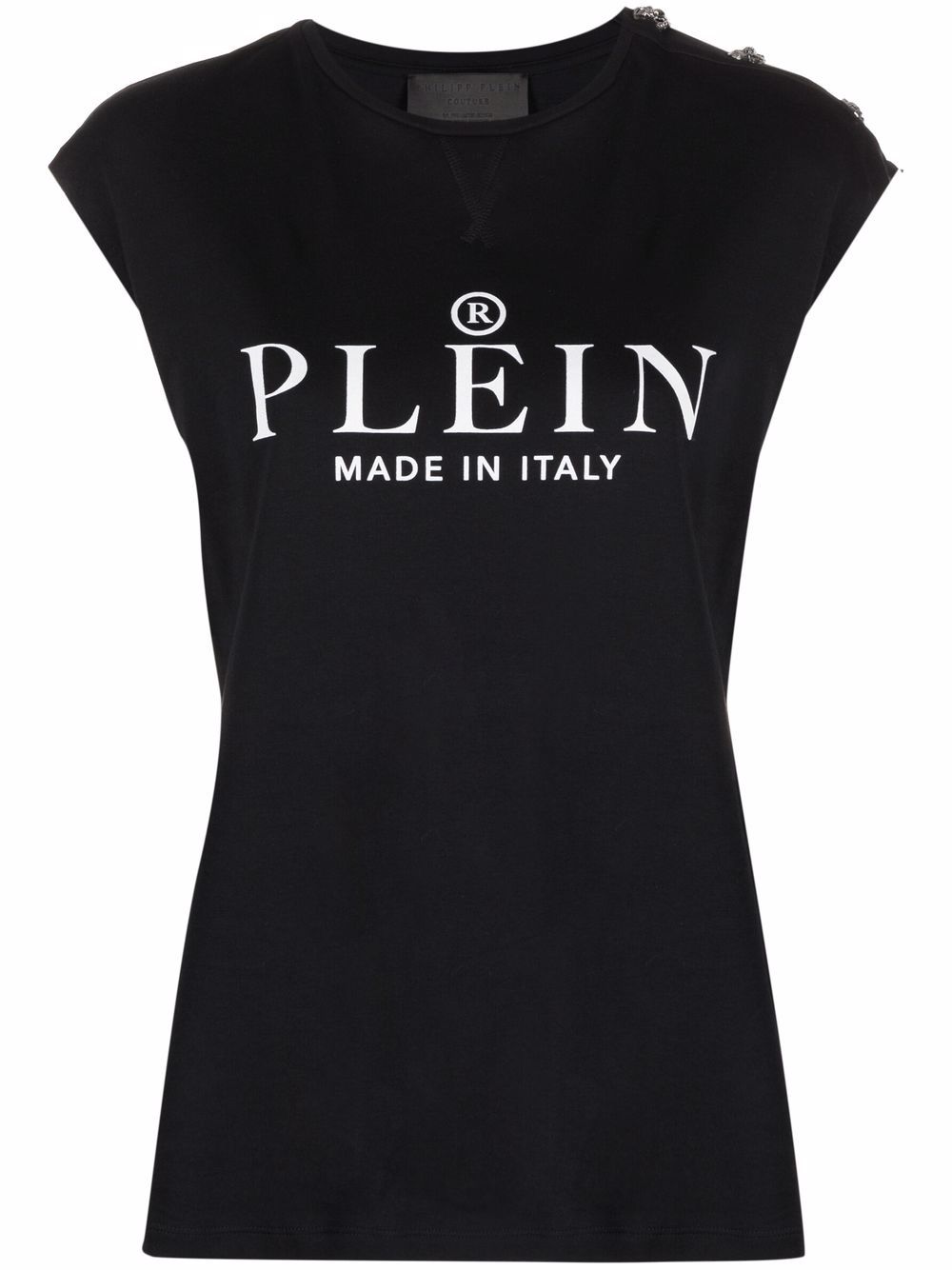 Philipp Plein SS logo-print T-shirt - Black von Philipp Plein