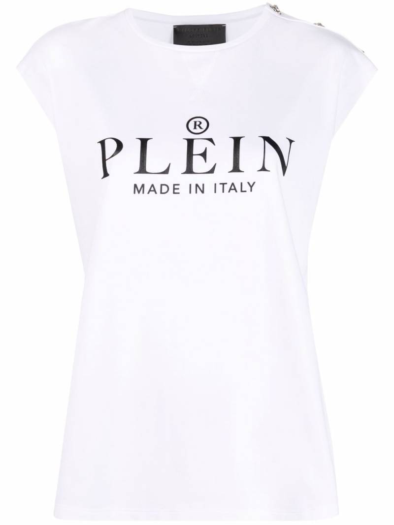 Philipp Plein SS logo-print T-shirt - White von Philipp Plein
