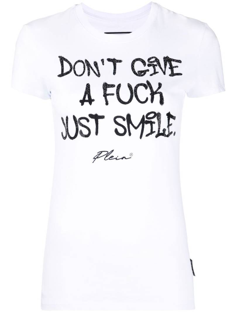 Philipp Plein Sexy Pure rhinestone-embellished T-shirt - White von Philipp Plein