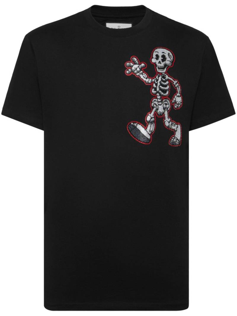 Philipp Plein Skeleton-print cotton T-shirt - Black von Philipp Plein