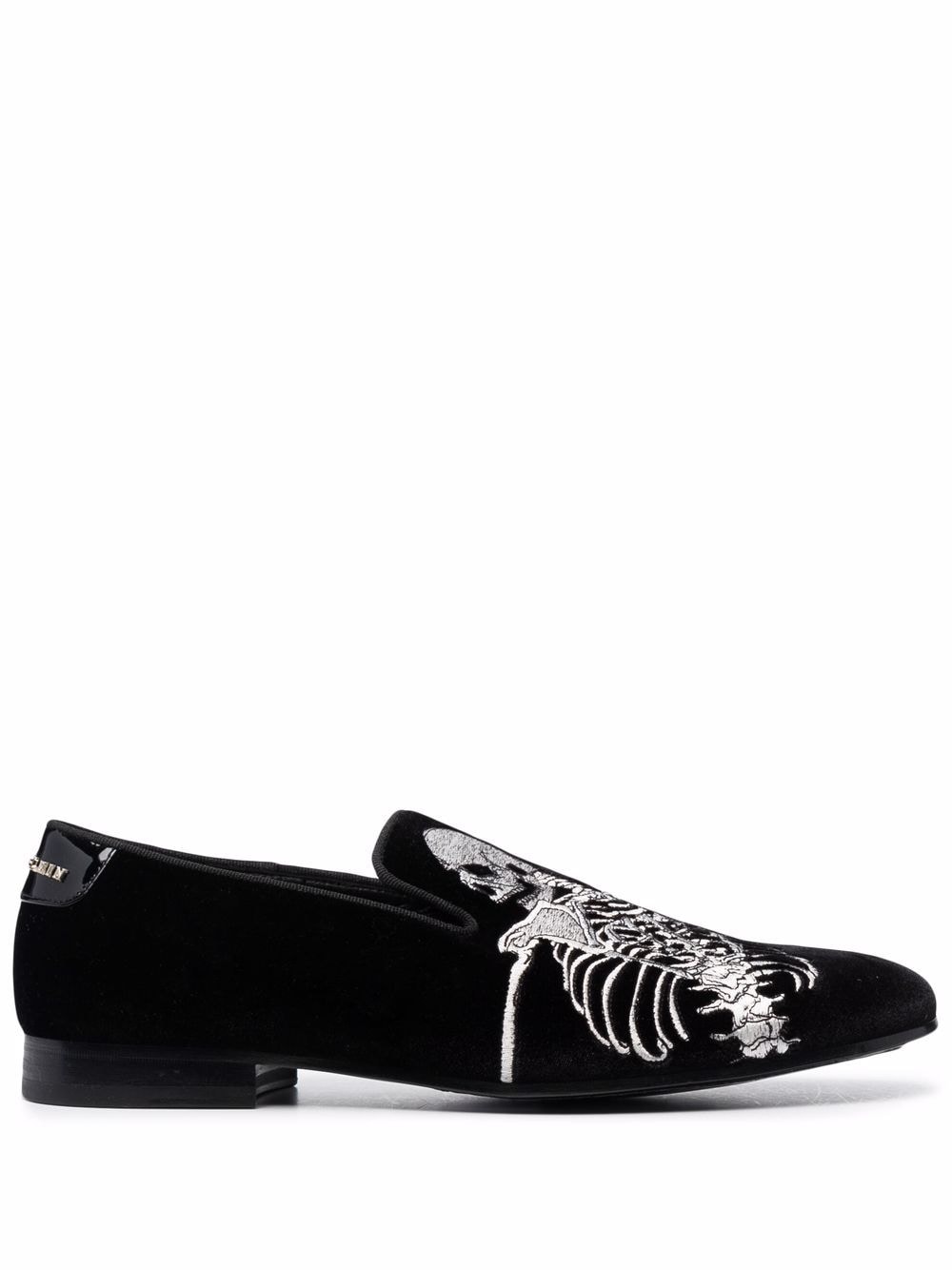 Philipp Plein Skeleton slip-on loafers - Black von Philipp Plein