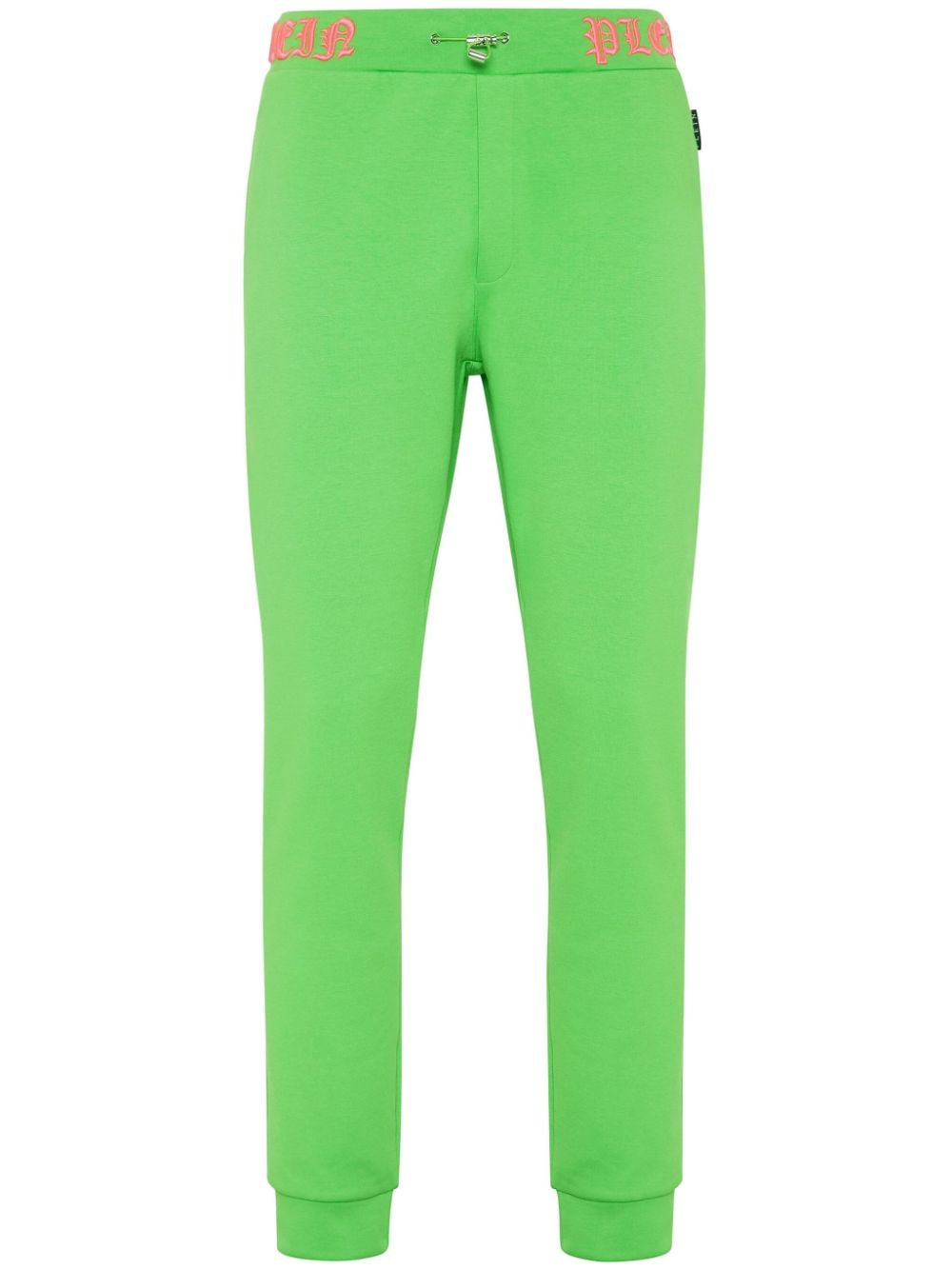 Philipp Plein Skull and Bones logo-waistband track pants - Green von Philipp Plein