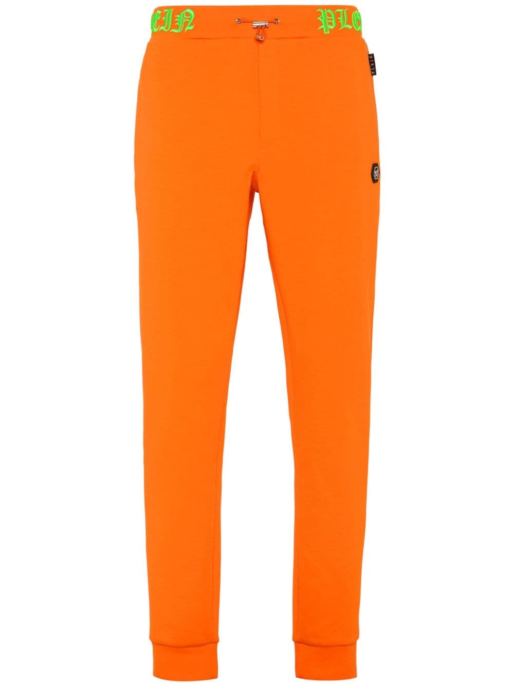 Philipp Plein Skull and Bones logo-waistband track pants - Orange von Philipp Plein