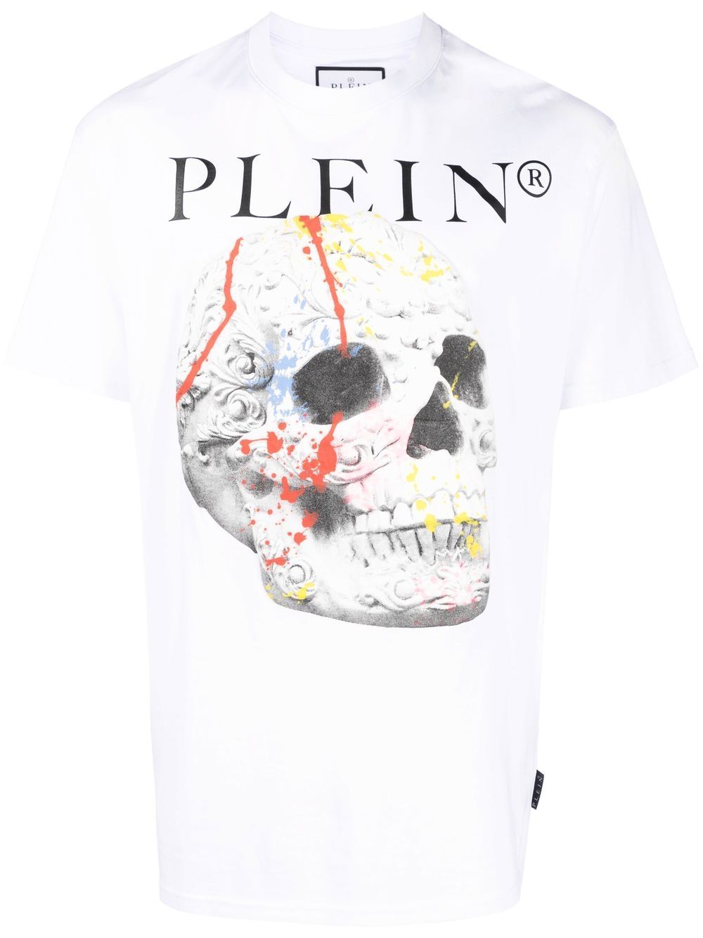 Philipp Plein Skull-print cotton T-shirt - White von Philipp Plein