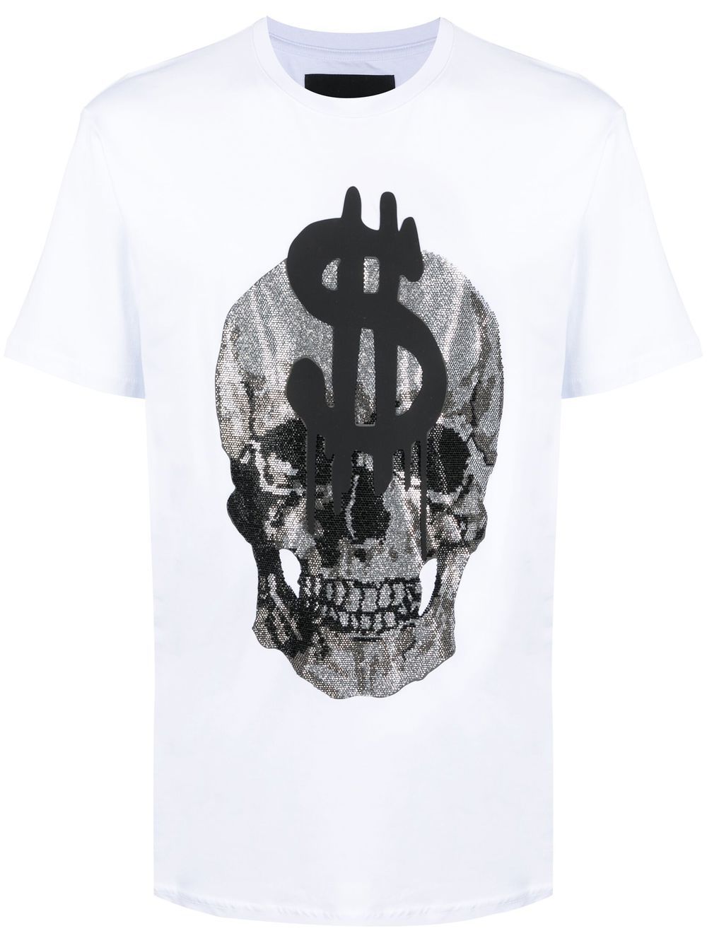 Philipp Plein Skull-print crew-neck T-shirt - White von Philipp Plein