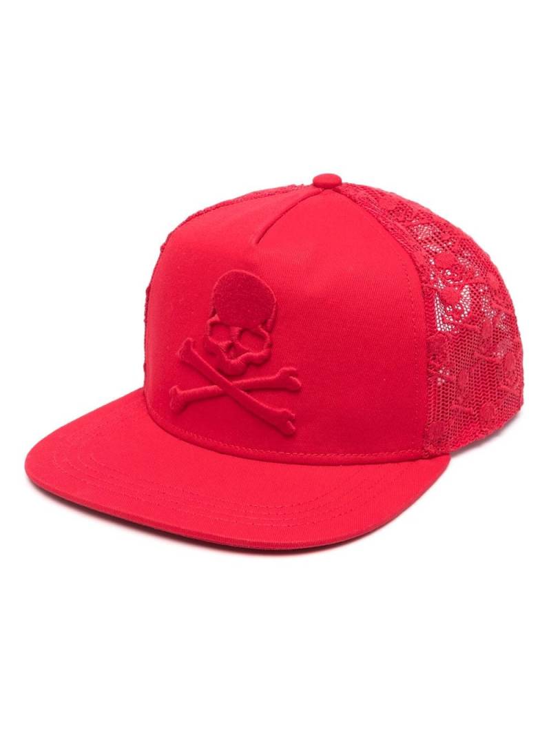 Philipp Plein Skull&Bones baseball cap - Red von Philipp Plein