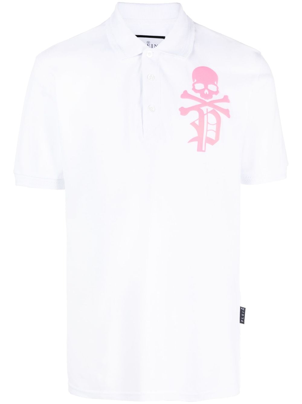 Philipp Plein Skull & Bones polo shirt - White von Philipp Plein