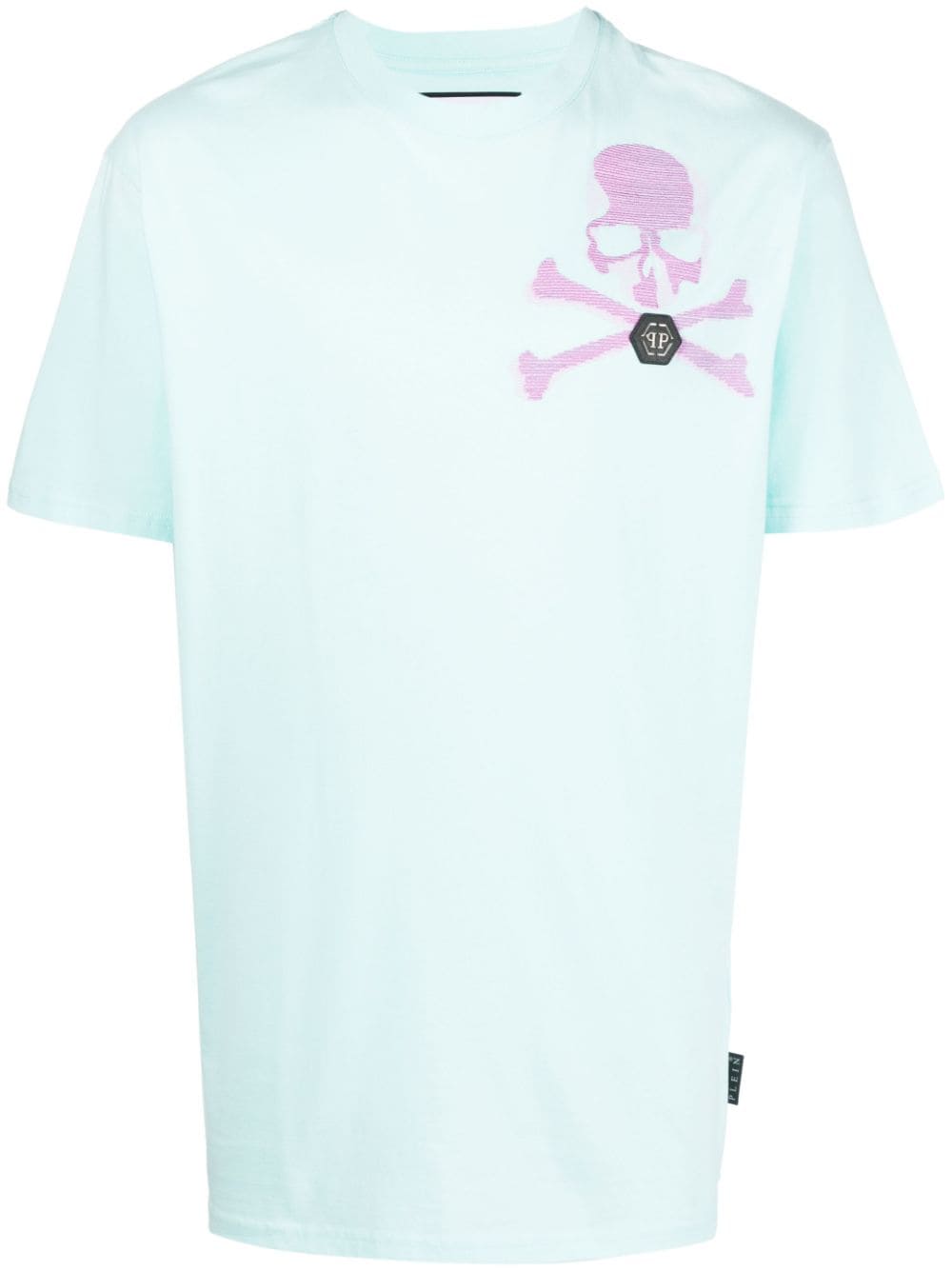 Philipp Plein Skull&Bones short-sleeve T-shirt - Blue von Philipp Plein