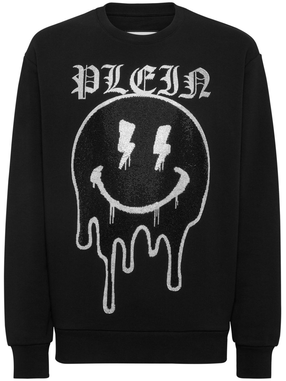 Philipp Plein Smile rhinestone-embellished sweatshirt - Black von Philipp Plein