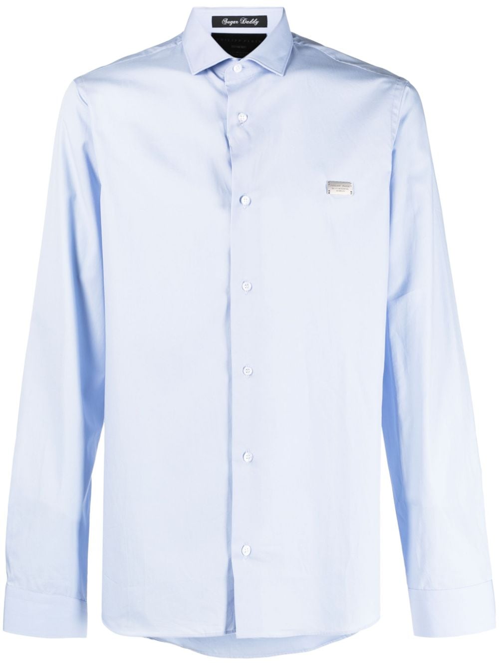 Philipp Plein Sugar Daddy Cut cotton shirt - Blue von Philipp Plein