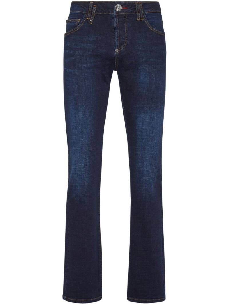 Philipp Plein Supreme Iconic low-rise straight-leg jeans - Blue von Philipp Plein