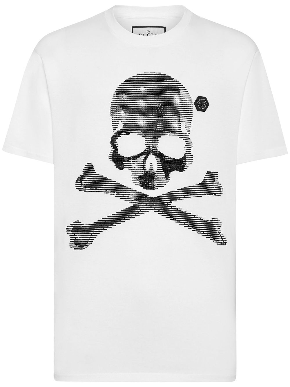 Philipp Plein skull-print cotton T-shirt - White von Philipp Plein