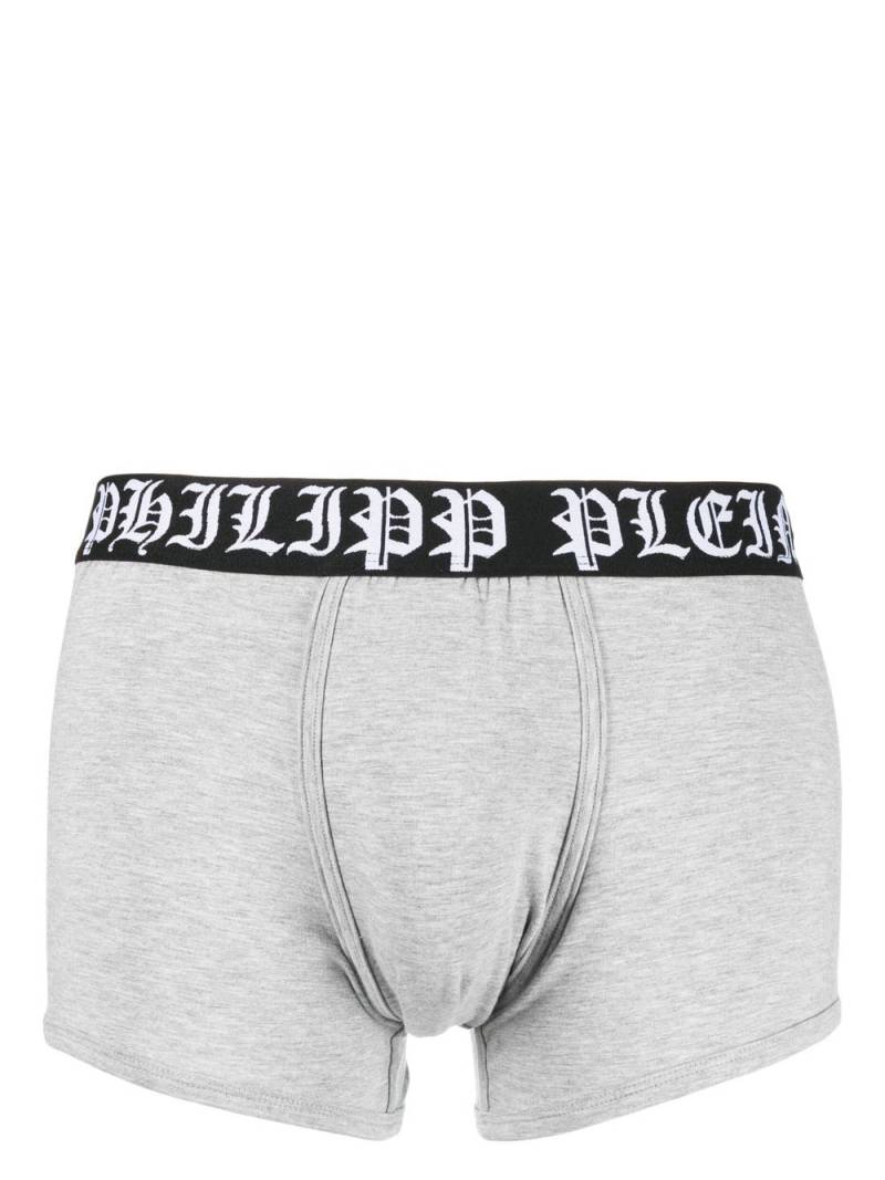 Philipp Plein TM logo waistband boxers - Grey von Philipp Plein