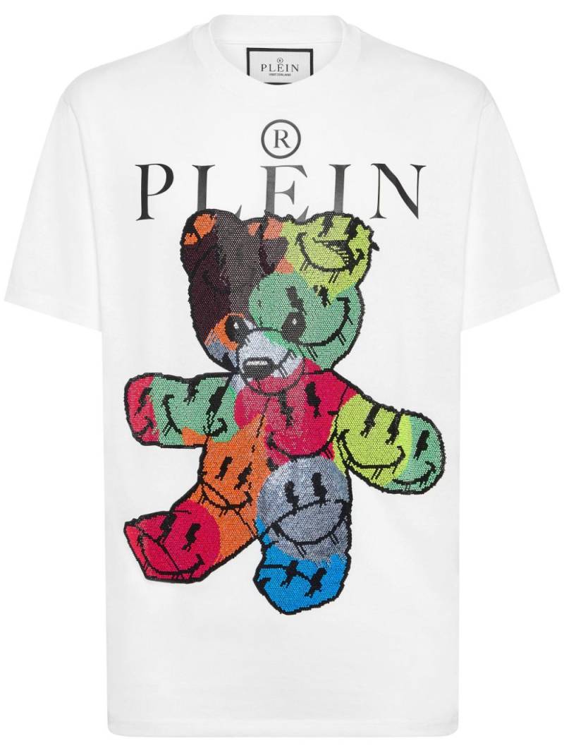 Philipp Plein Teddy Bear cotton T-shirt - White von Philipp Plein