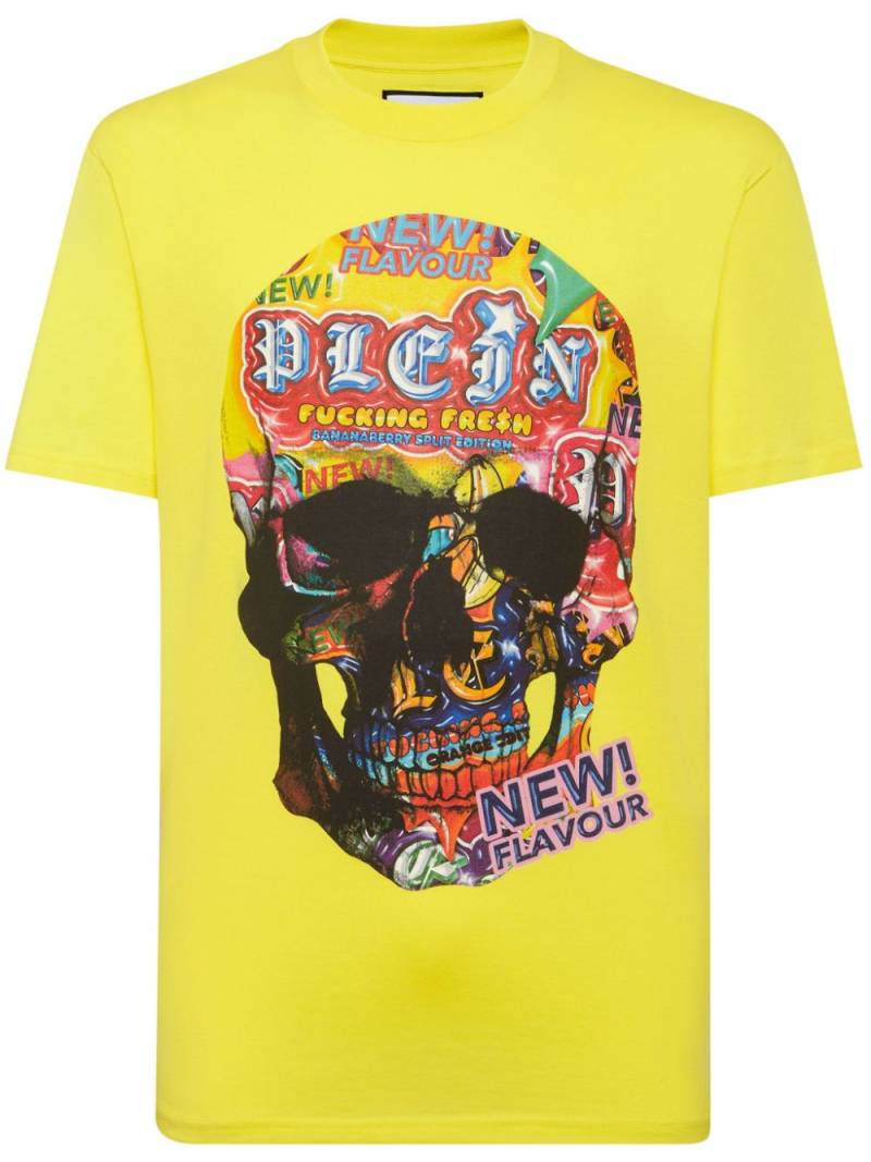 Philipp Plein Tutti Frutti cotton T-shirt - Yellow von Philipp Plein