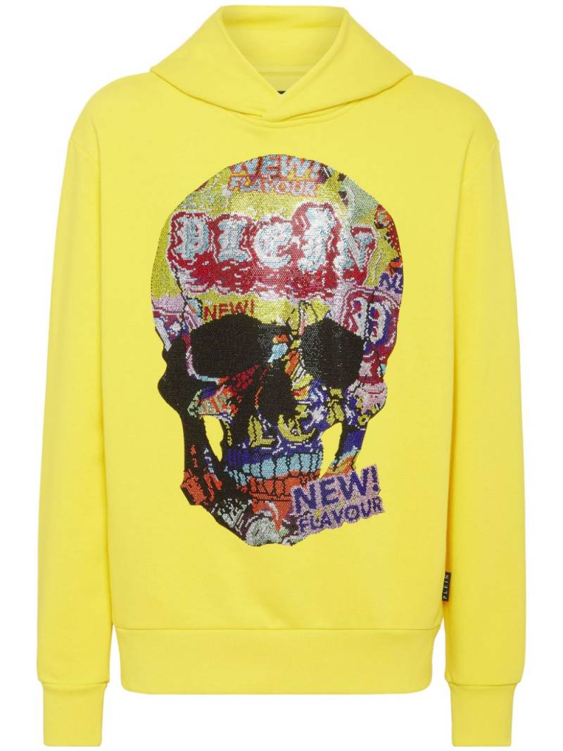 Philipp Plein Tutti Frutti crystal-embellished hoodie - Yellow von Philipp Plein