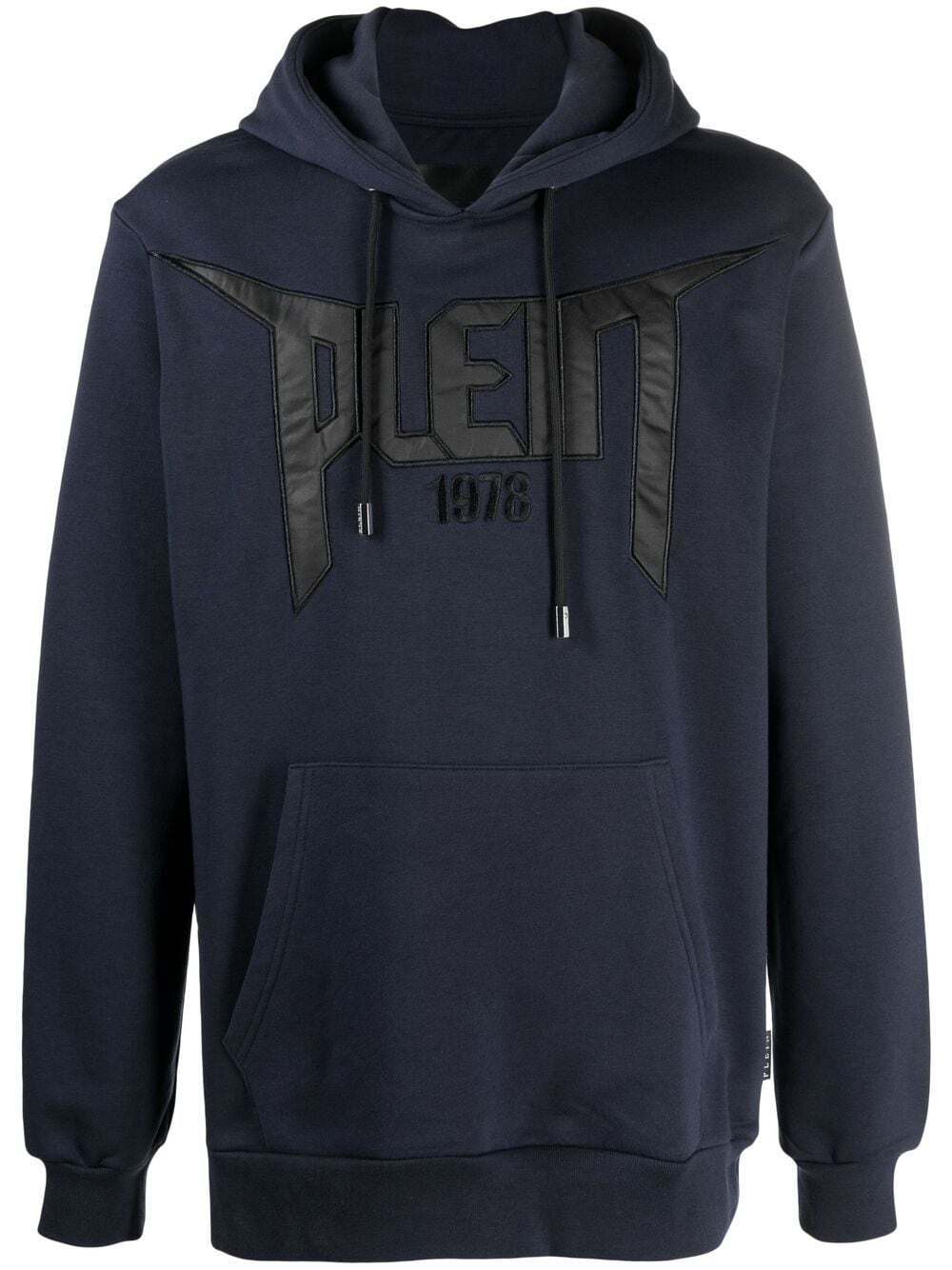 Philipp Plein appliqué logo patch hoodie - Blue von Philipp Plein
