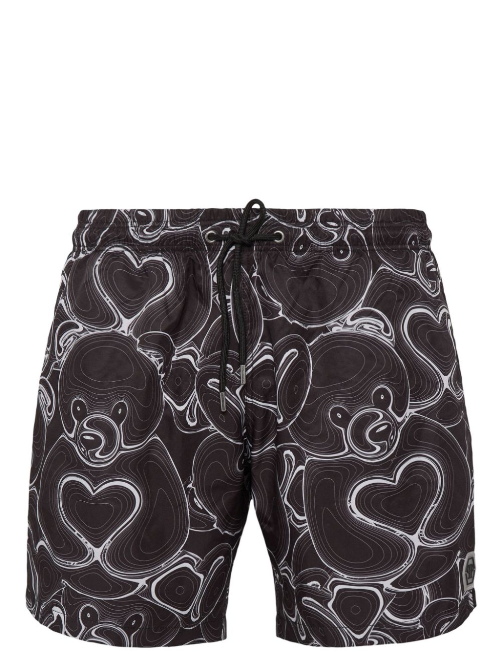 Philipp Plein bear-print swim shorts - Black von Philipp Plein