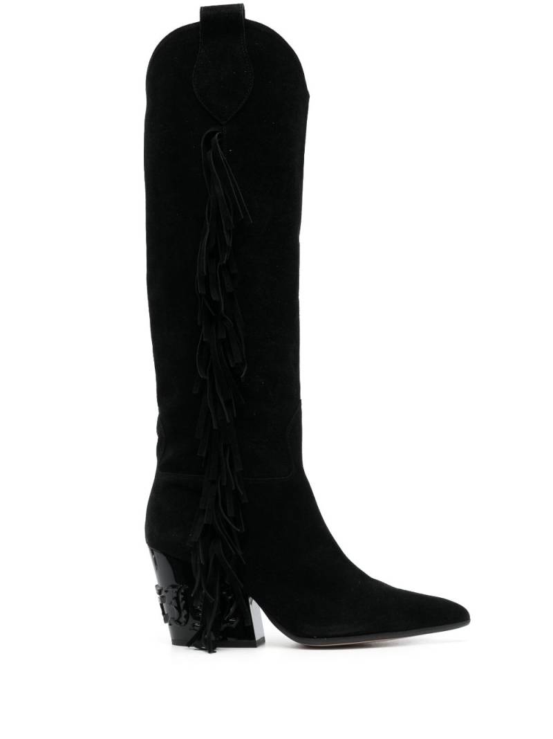 Philipp Plein calf-leather cowboy boots - Black von Philipp Plein